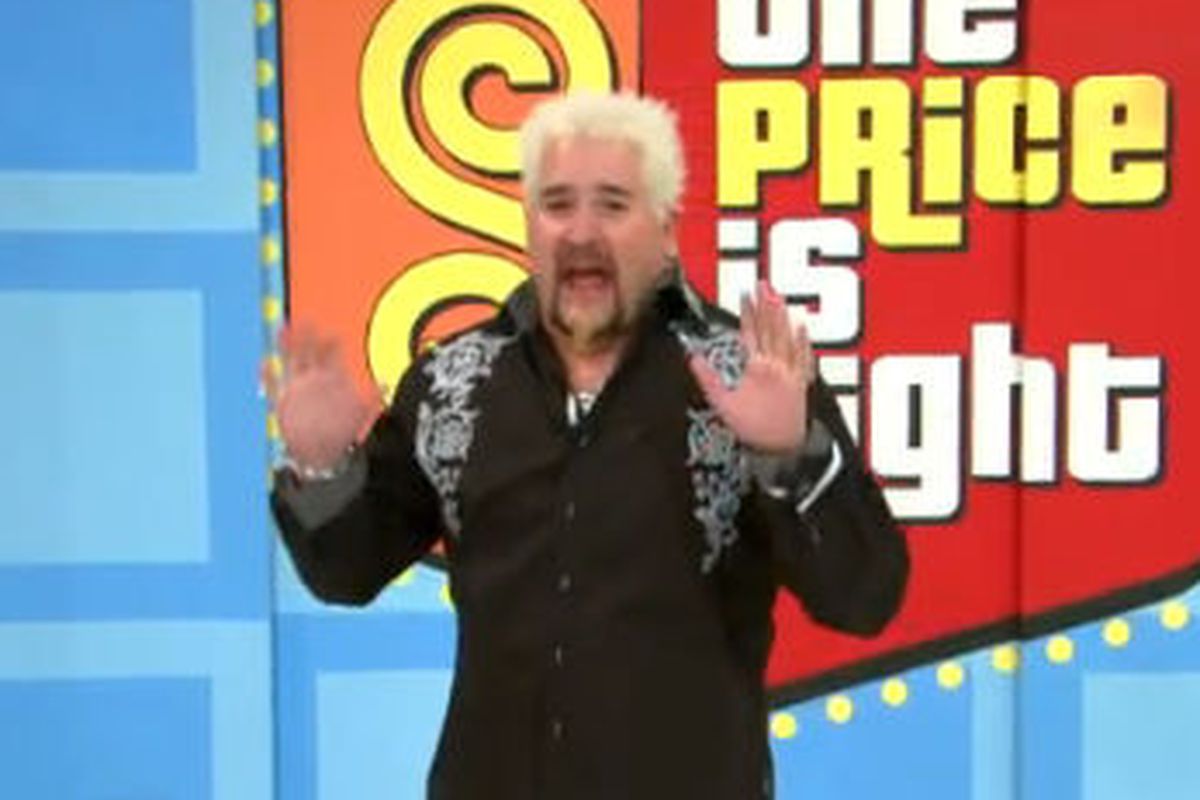 Watch Guy Fieri on The Price is Right <a href="http://eater.com/archives/2010/02/04/video-interlude-25.php">here</a>