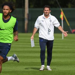 Coach Lampard keeping a close eye on things
