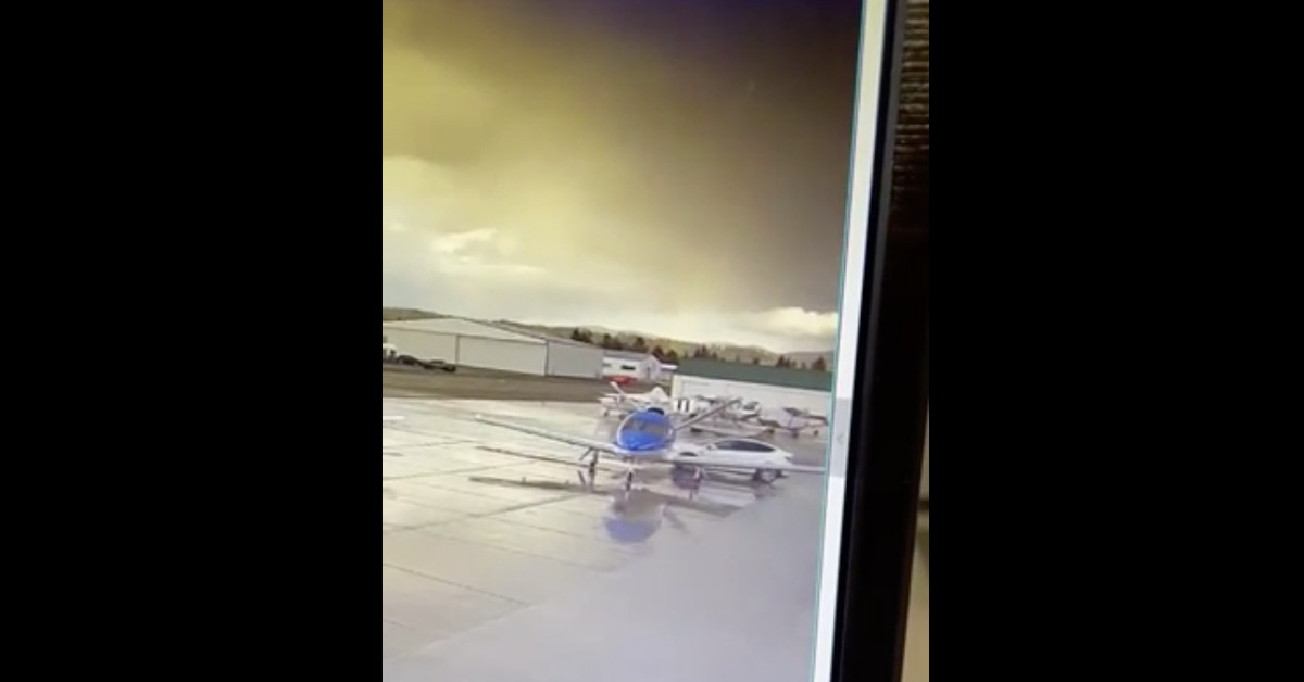 A Tesla vehicle using ‘Smart Summon’ appears to crash into a $3.5 million private jet