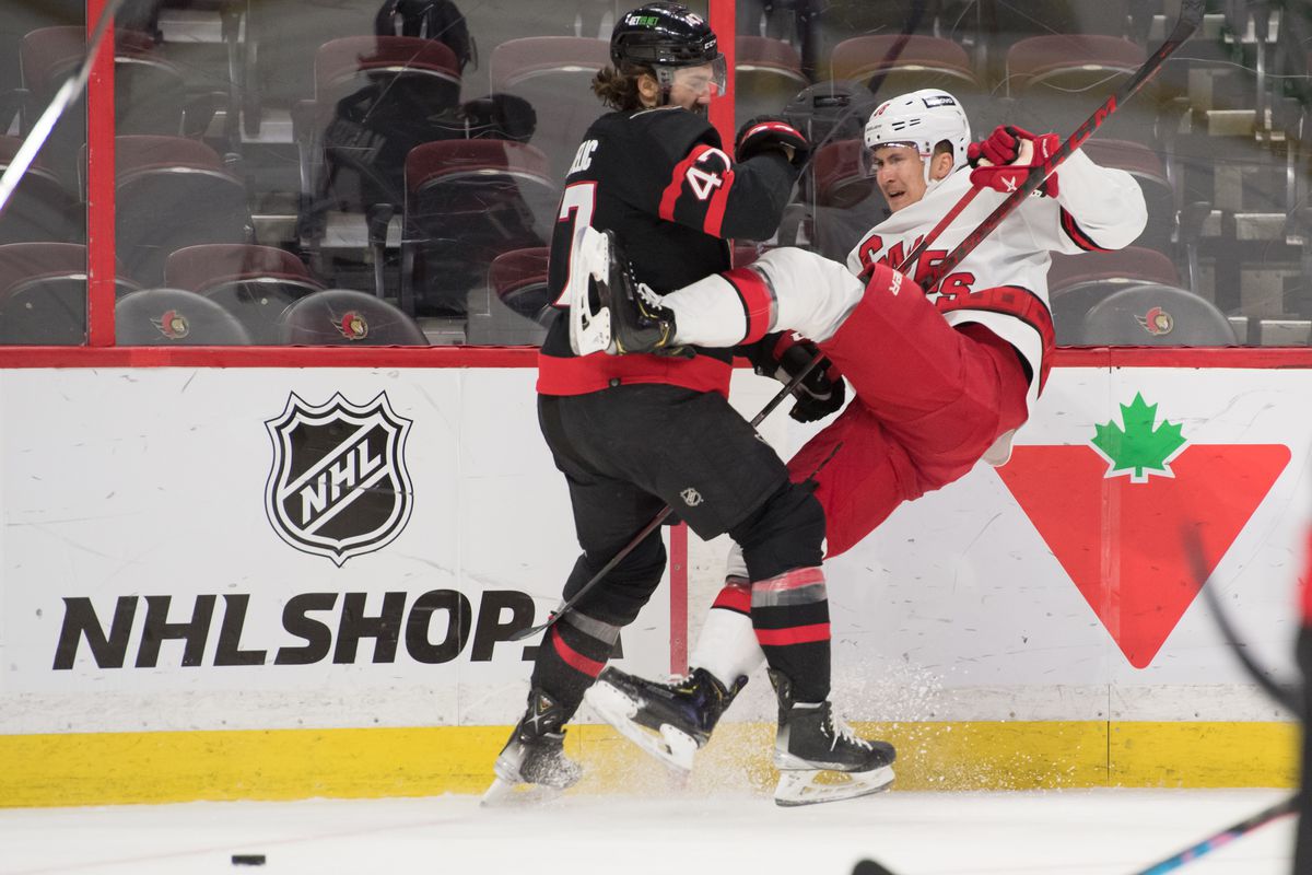 NHL: Carolina Hurricanes at Ottawa Senators