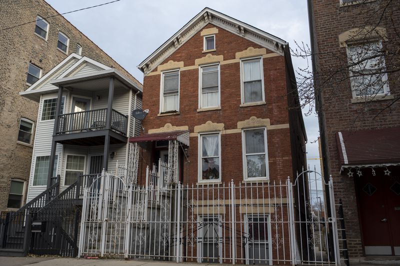 Cook County records show Silvia Rodriguez Mejia kept collecting tax breaks in her late mother’s name on this apartment building at 2013 S. Allport St. in Pilsen.