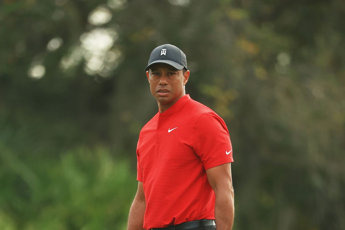 Tiger Woods of the United States walks on the third green during the final round of the PNC Championship at the Ritz-Carlton Golf Club Orlando on December 20, 2020 in Orlando, Florida.