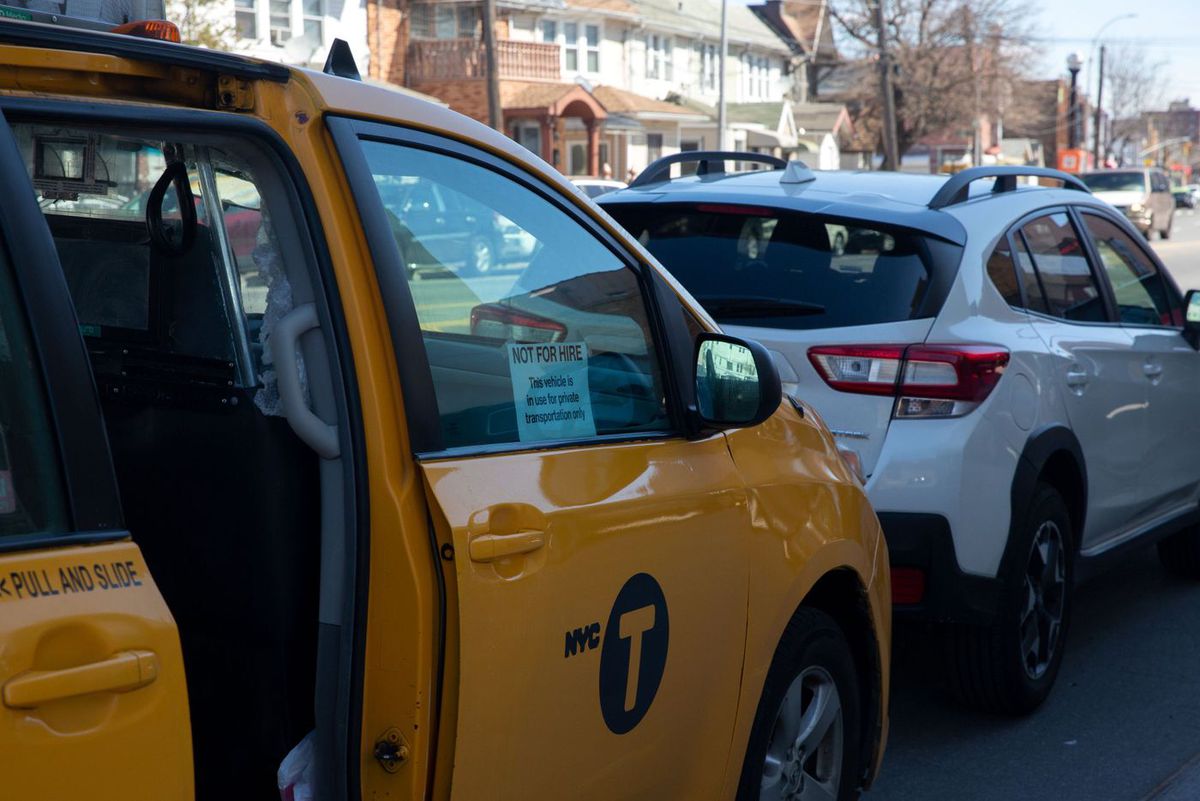 A yellow cab driver brought an ill elderly man to a Jamaica Avenue hotel shelter.