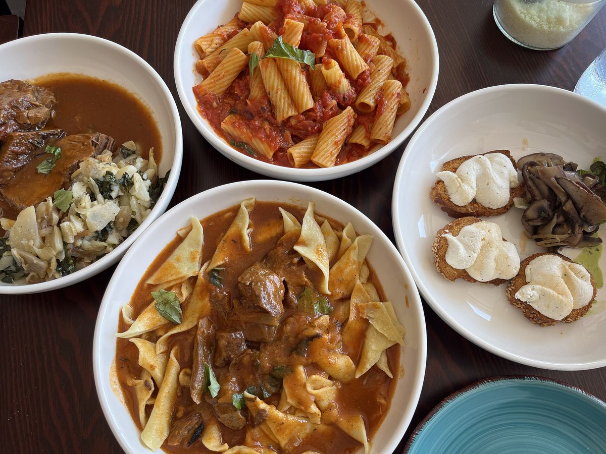 A collection of pastas from Fuzi Pasta Co.