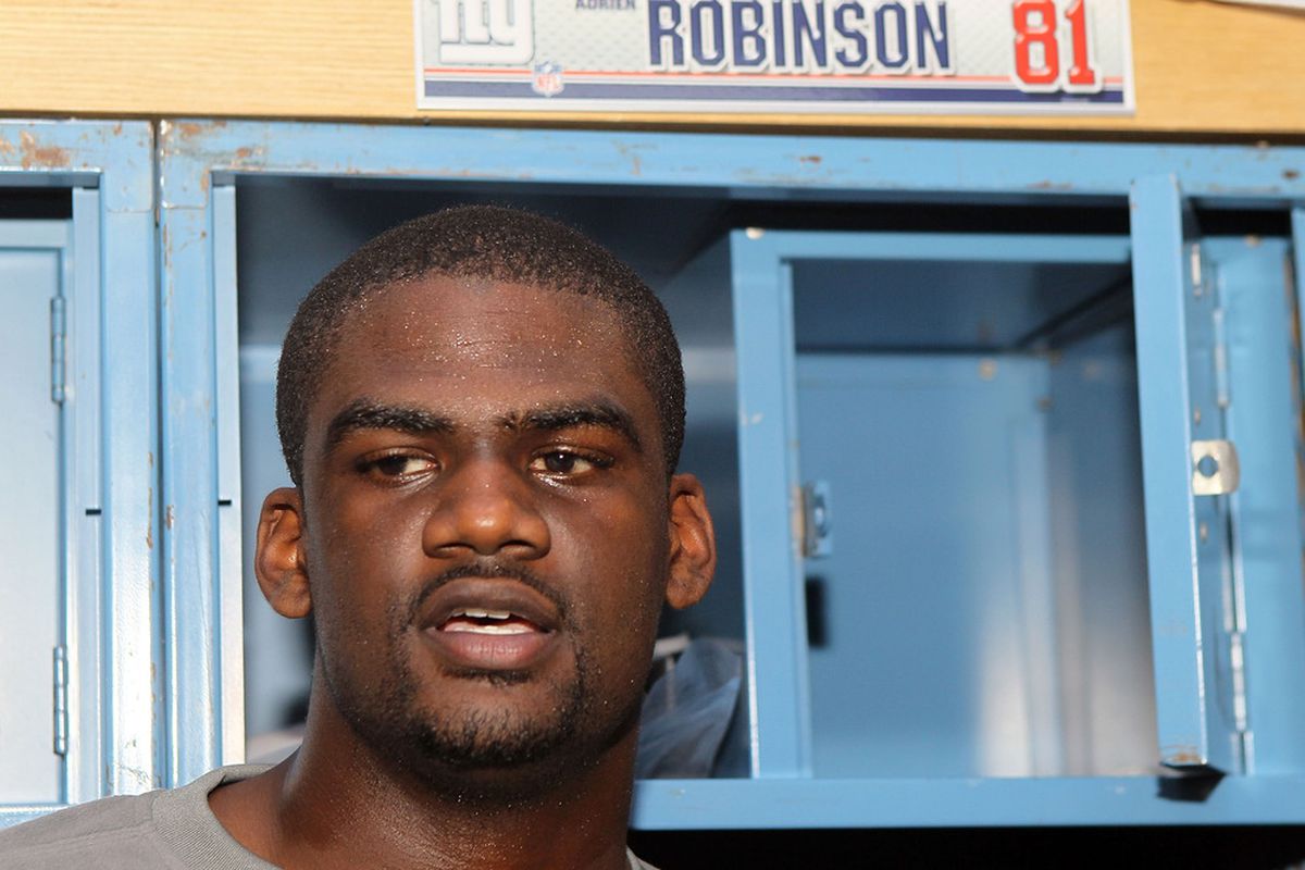 Is Adrien Robinson ready for a larger role with the Giants in 2013?