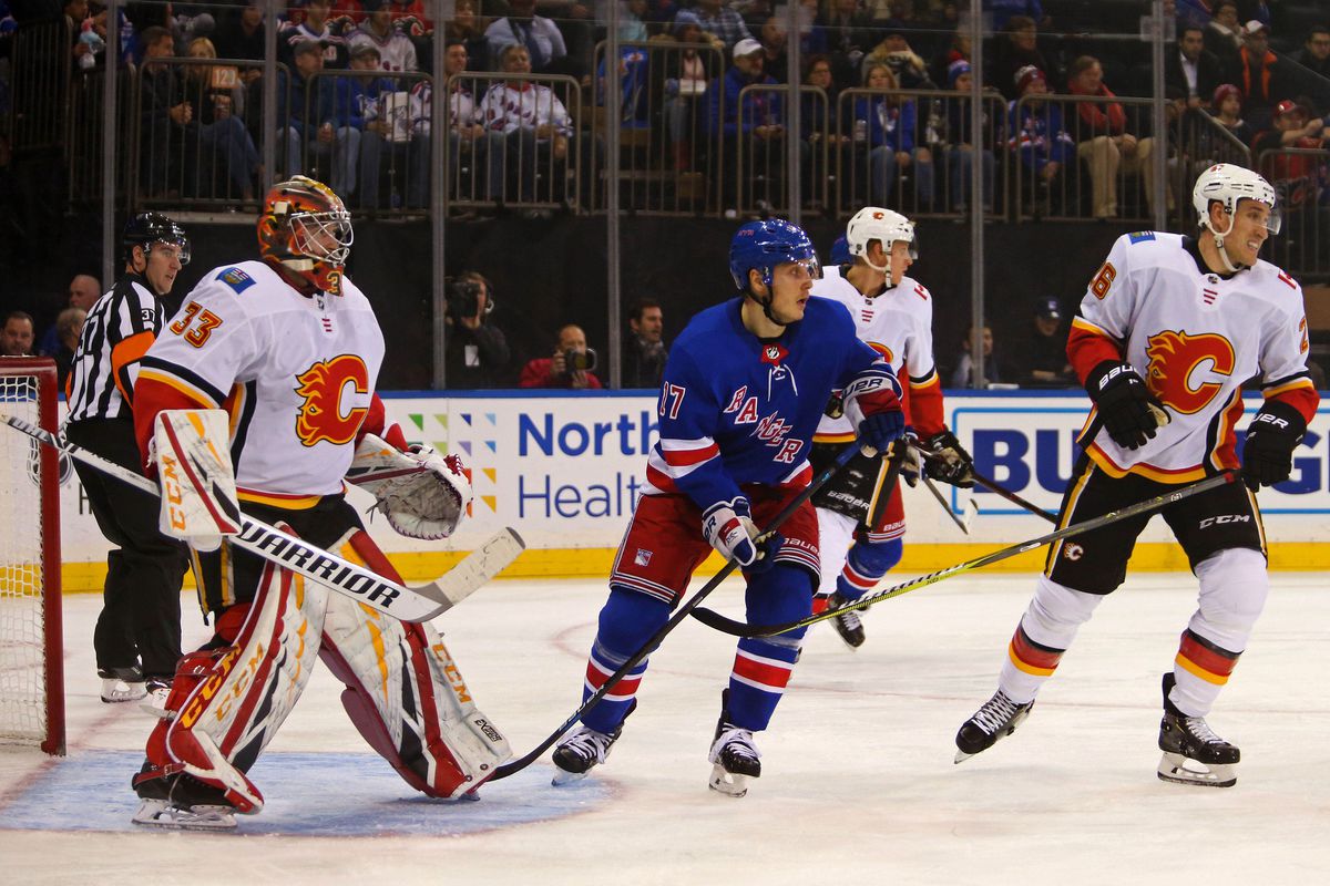 NHL: Calgary Flames at New York Rangers