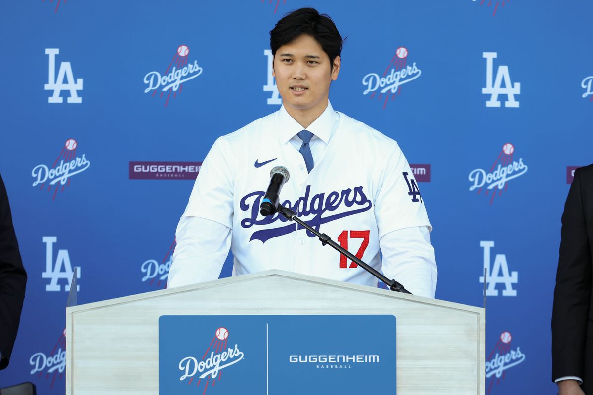 Shohei Ohtani Los Angeles Dodgers Press Conference