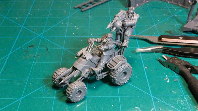 An Orlock quad bike ready for painting.