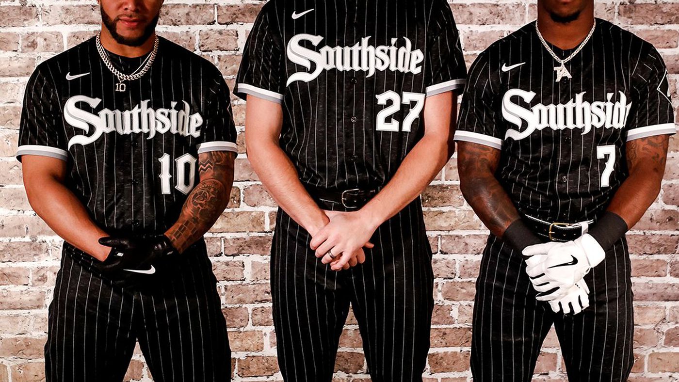 black and white sox jersey