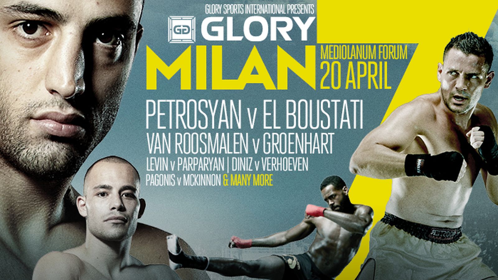 Watch GLORY 7 online video live stream from Milan this Saturday (April 20) on MMAmania.com ...