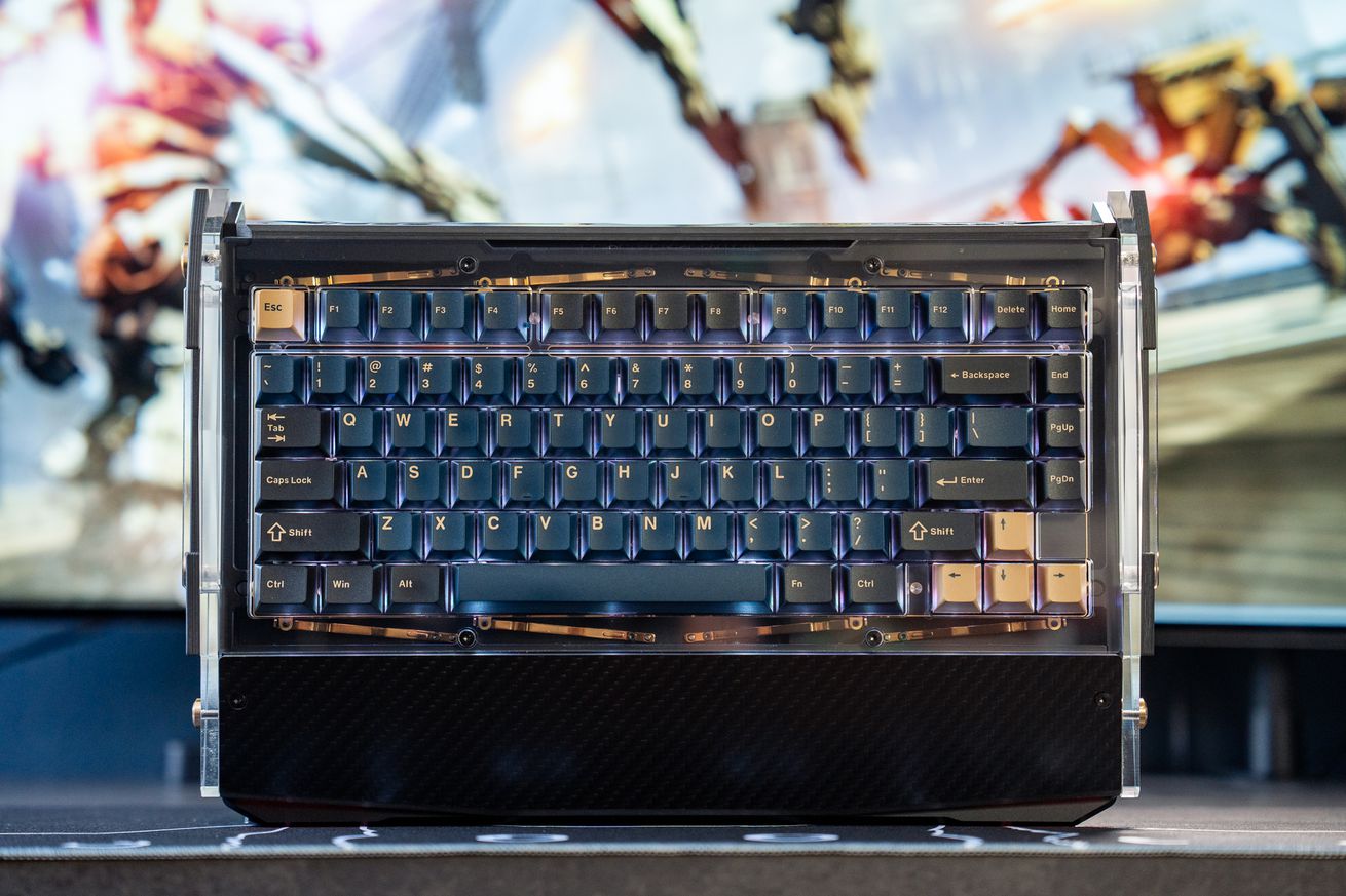 The Lamborghini-inspired Dry Studio Black Diamond 75 gaming keyboard is more cool than cringe