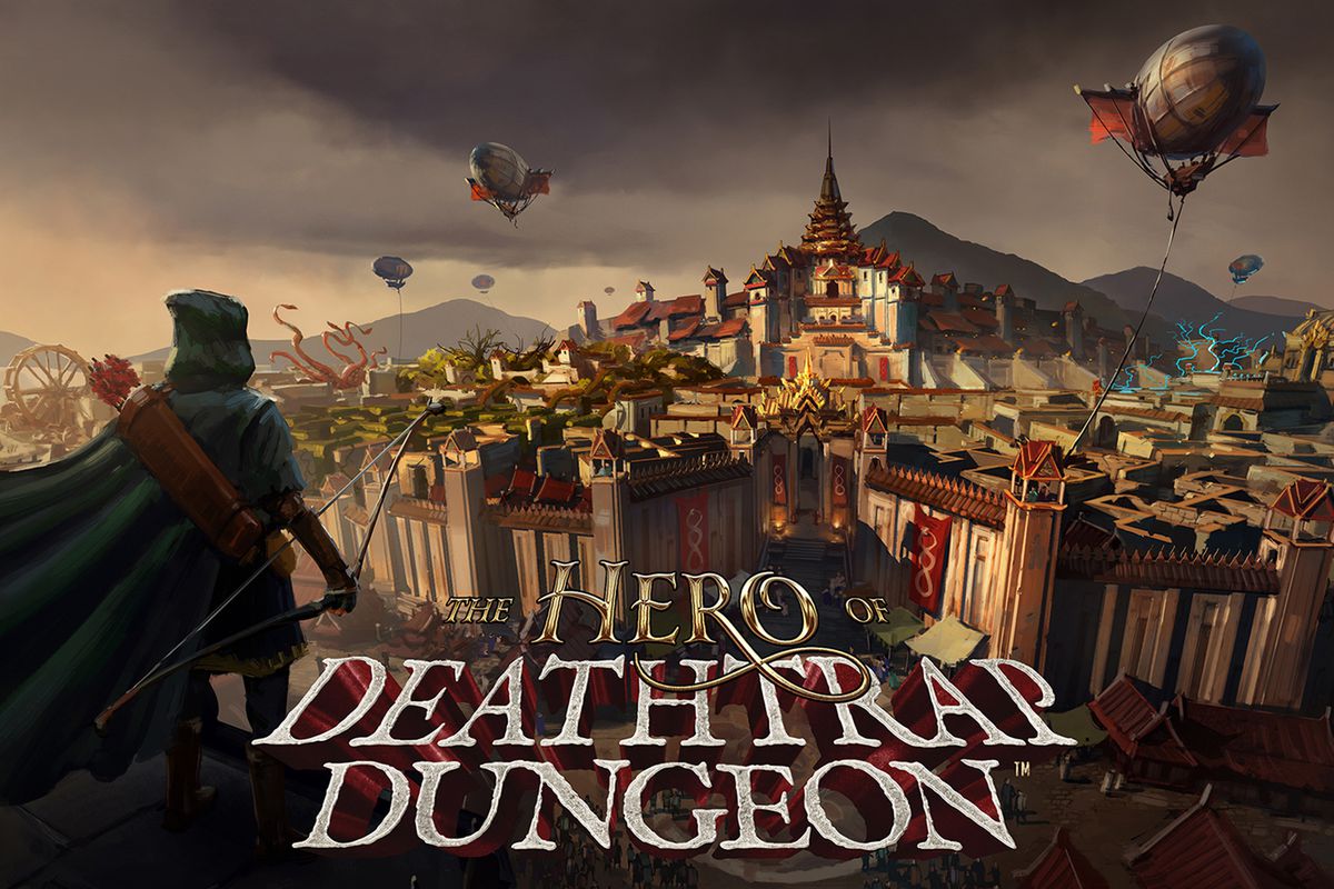 Key art produced for the Fig campaign to fund The Hero of Deathtrap Dungeon