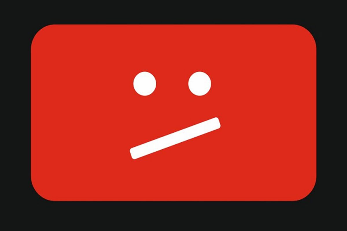 YouTube sad face