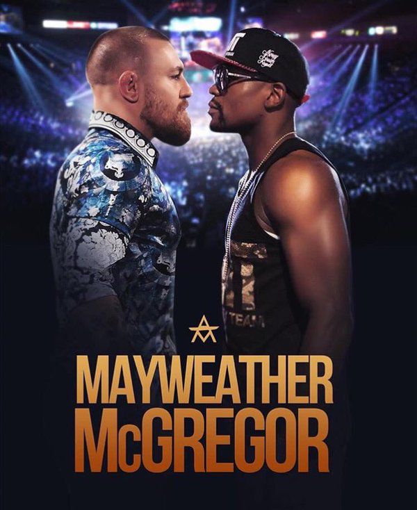 Mayweather McGregor poster