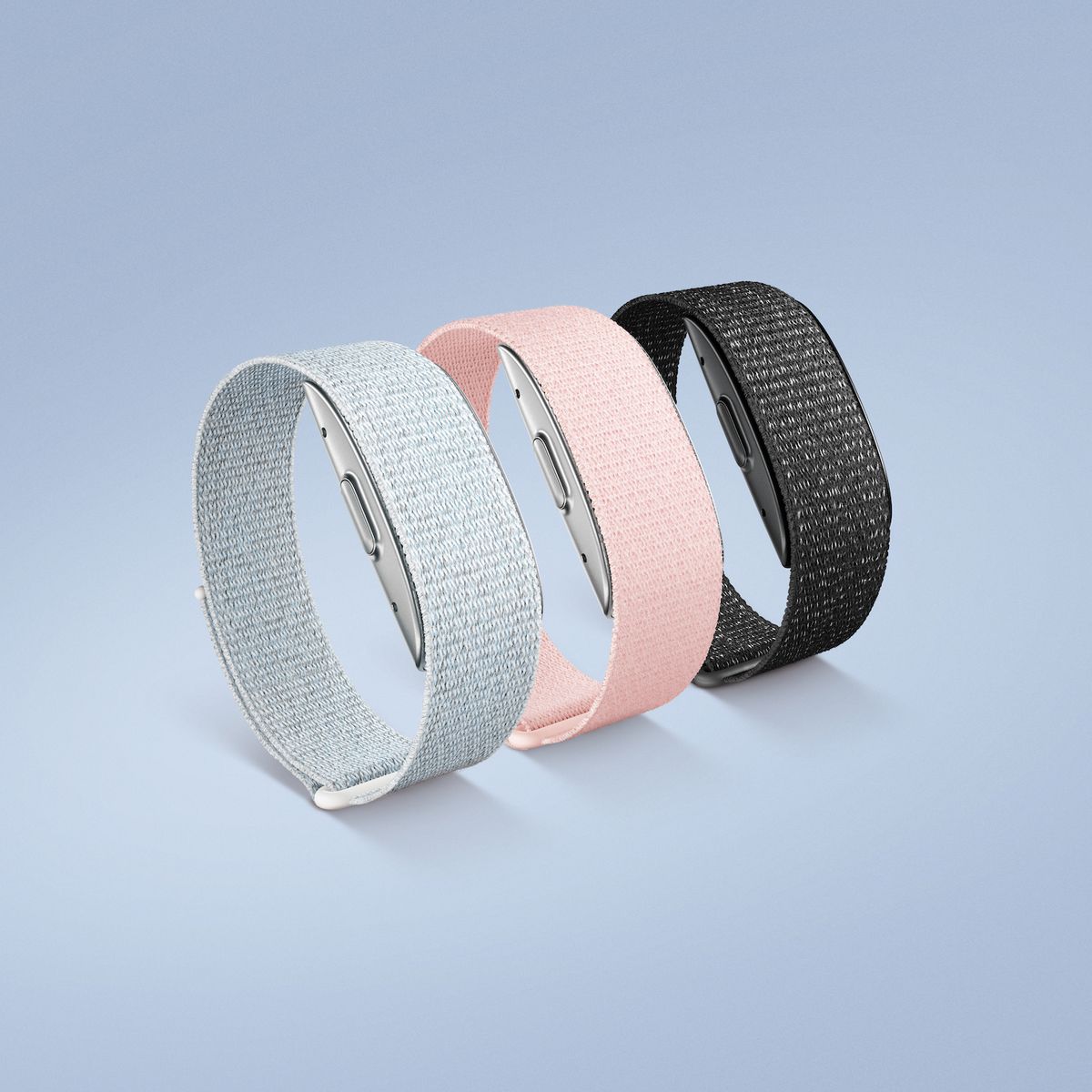 The three color options for the Halo Band