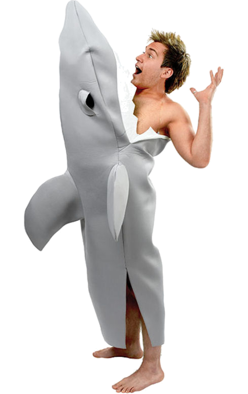 Boner shark costume