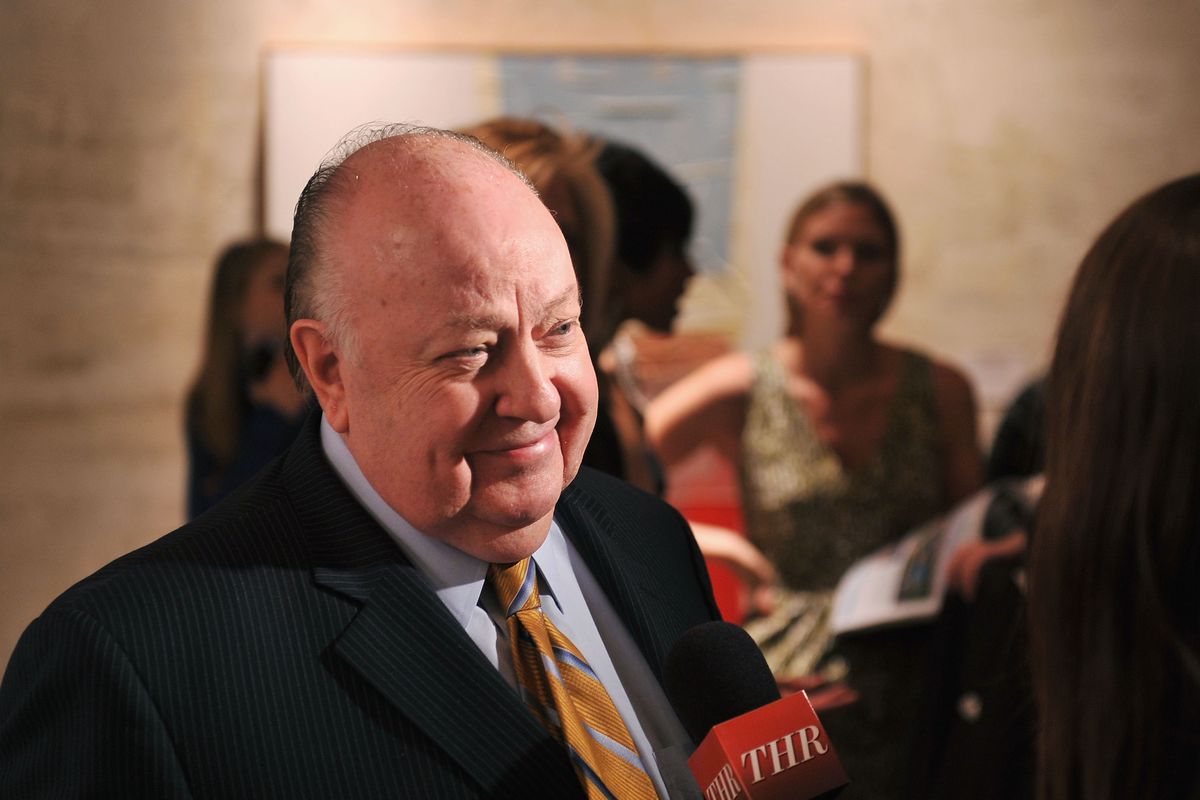 Roger Ailes at a 2012 Hollywood Reporter event