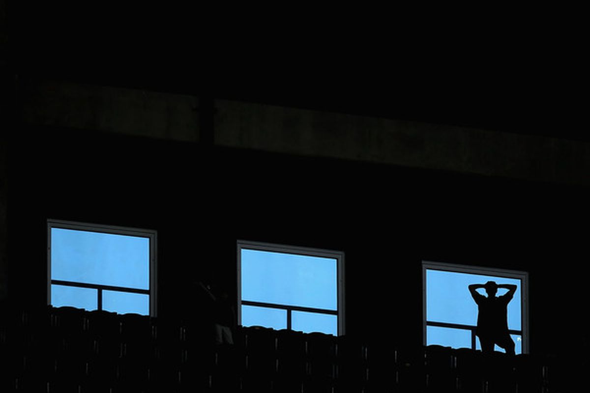Don't be so melodramatic, Silhouette Guy. It's not like you really expected the Diamondbacks to win anyway.
