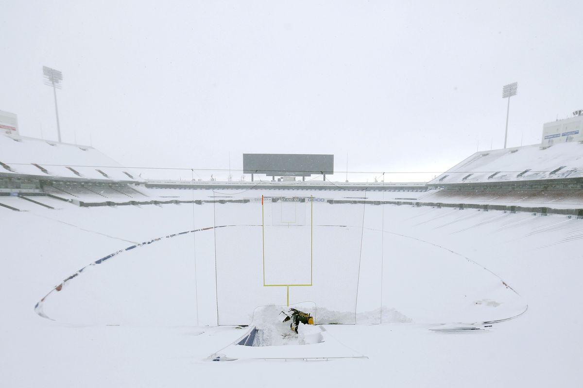 NFL: Buffalo Bills-Winter Storm Scenes