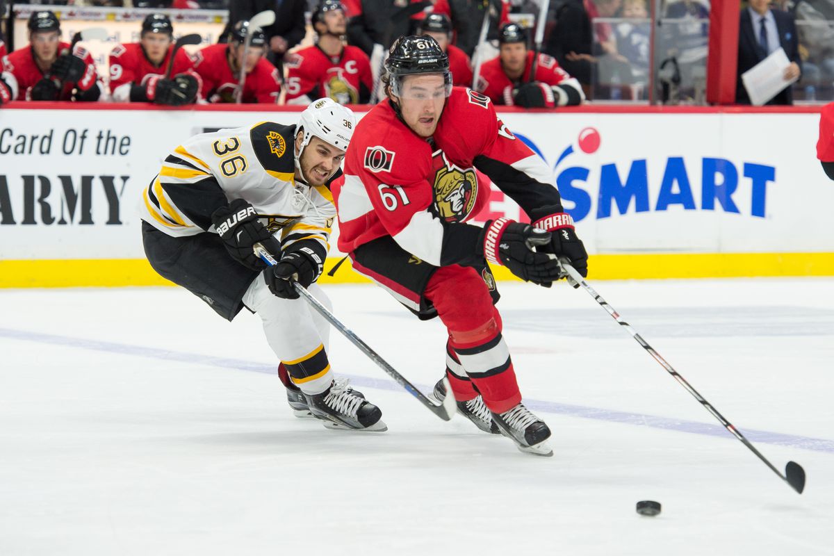 NHL: Boston Bruins at Ottawa Senators