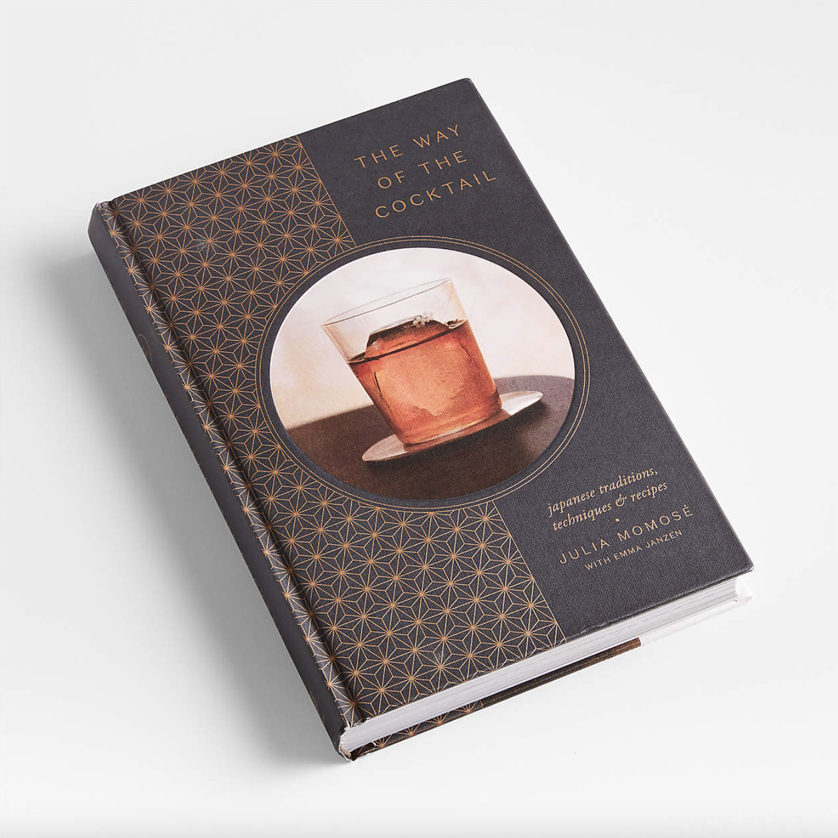 A grey book titled “The Way of the Cocktail.”