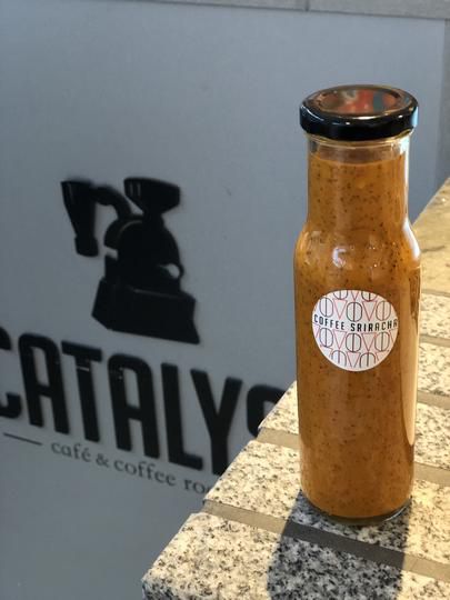 Coffee siracha from catalyst cafe