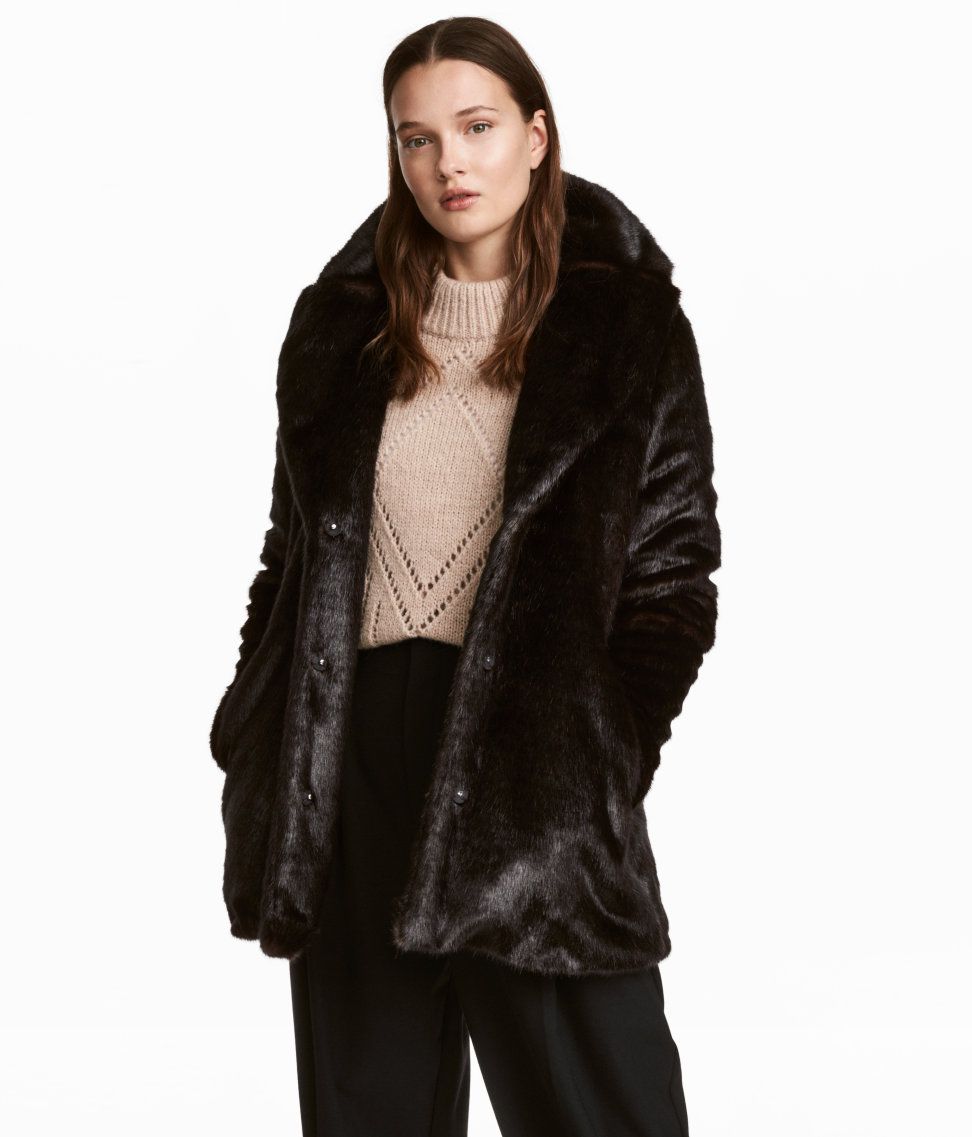 Faux Fur Coat, $119