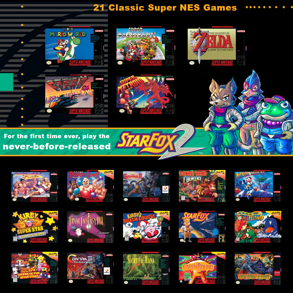 SNES Classic games library