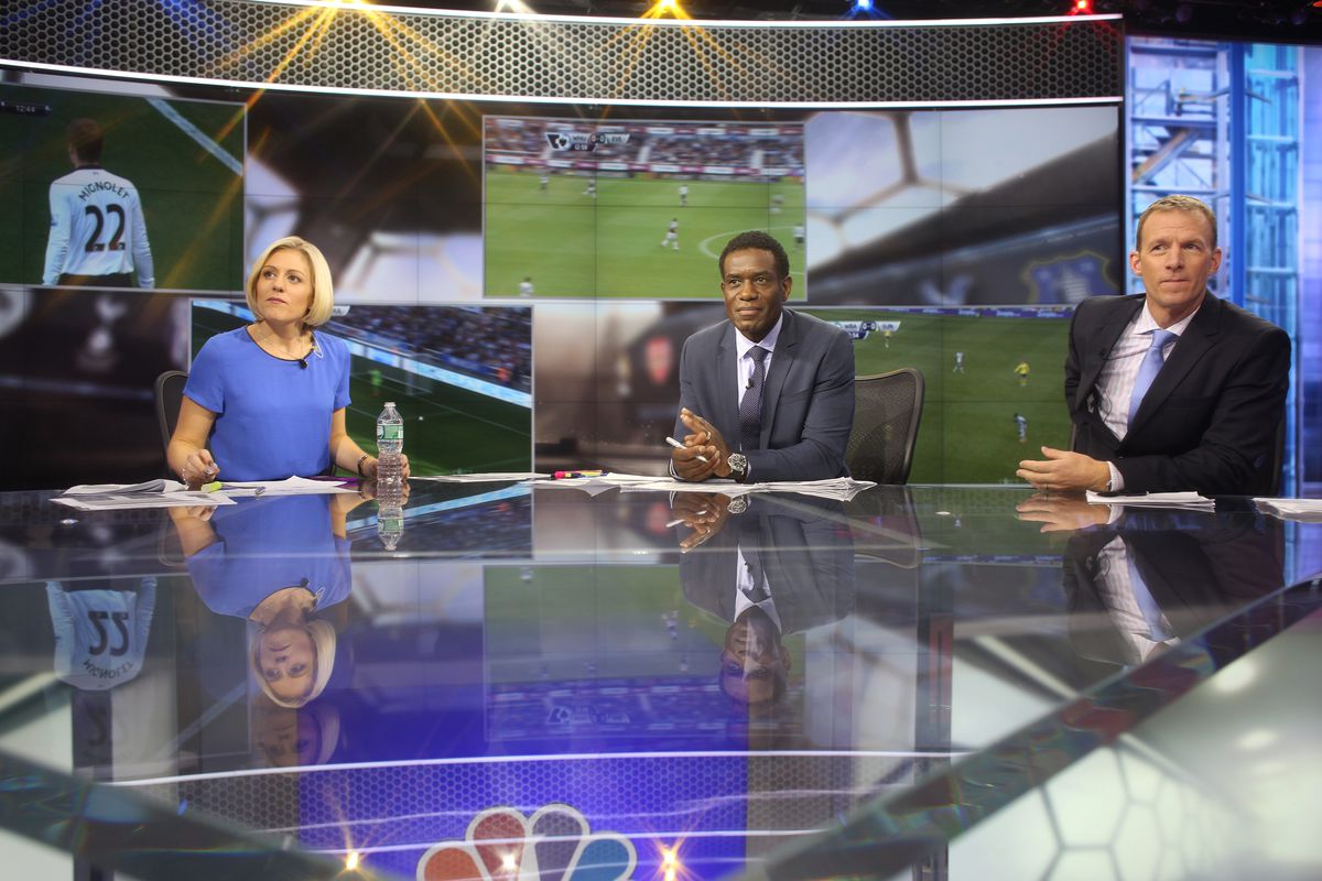 NBC Sports Network studios covering the English Premier League