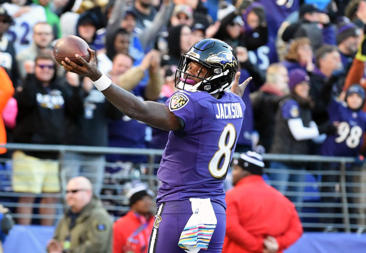 Ravens QB Lamar Jackson relishes limited opportunities as he nears midpoint of rookie season