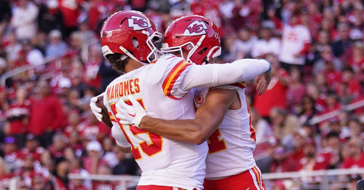 Patrick Mahomes unsurprised by big games from Skyy Moore and Justin Watson