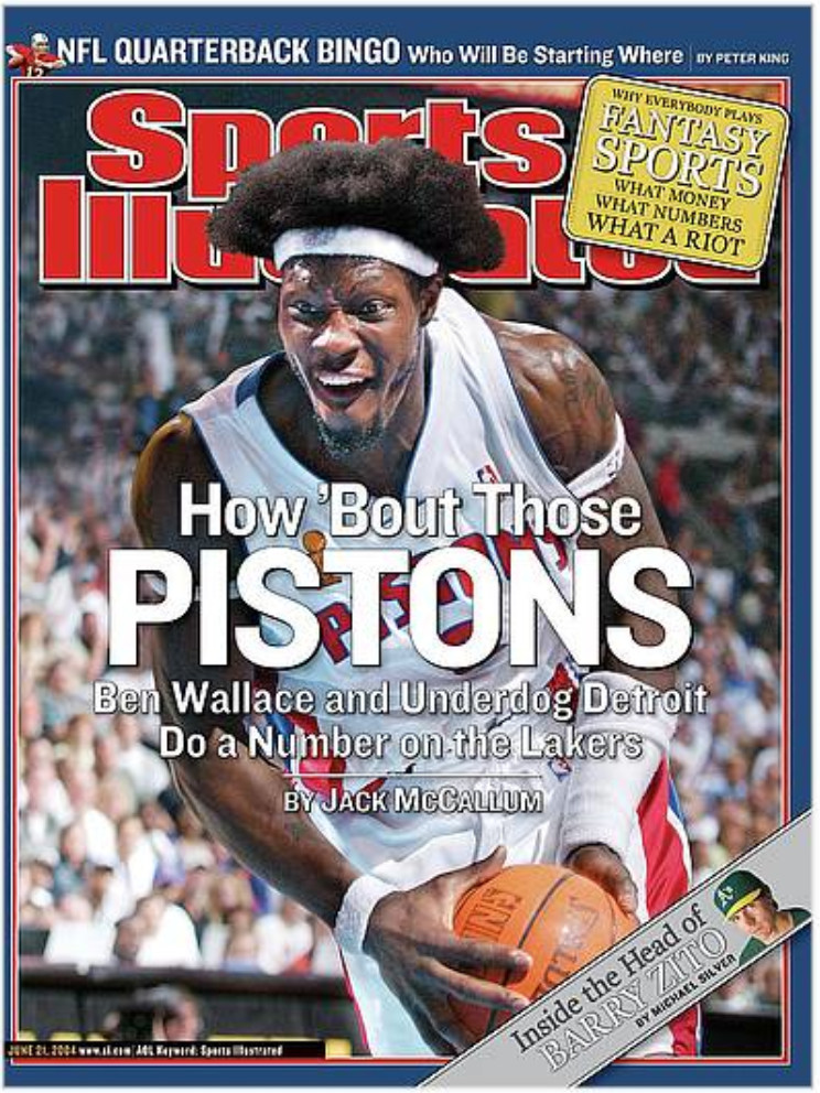 Ben Wallace on cover of Sports Illustrated