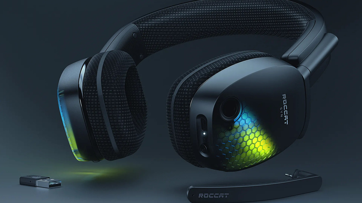 The Roccat Syn Pro Wireless gaming headset