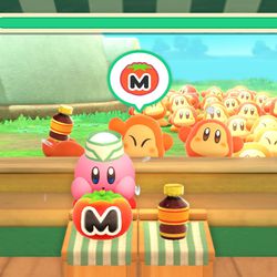 Serve food as fast as you can in Waddle Dee Town Cafe