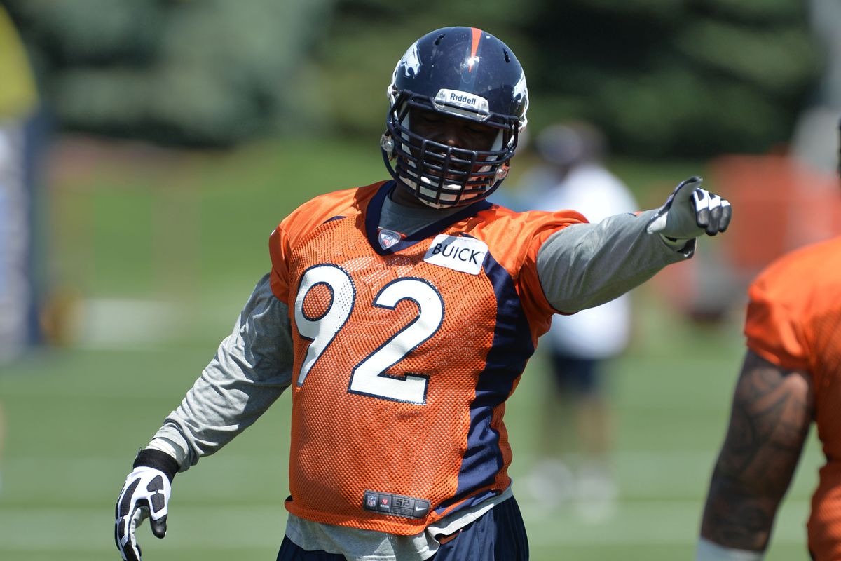 Sylvester Williams is the loan Denver Bronco without a contract, seven days out of training camp.