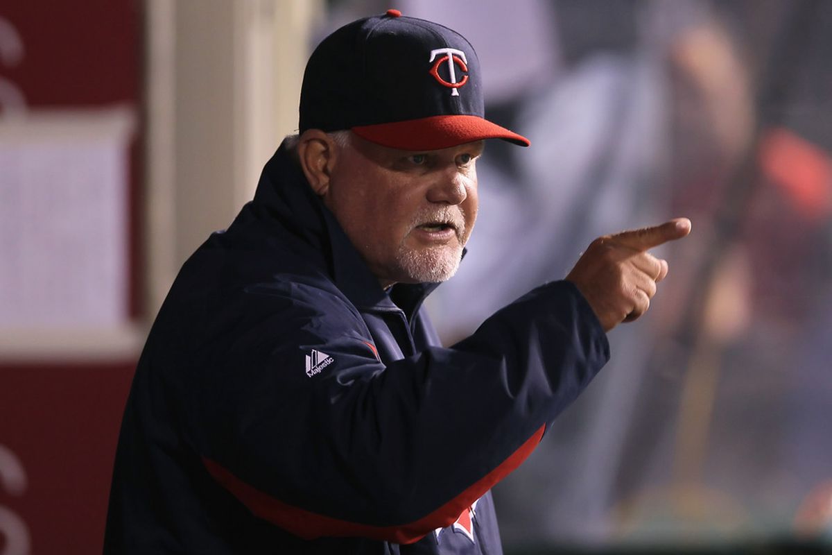"I WANT YOU....to play better." - Ron Gardenhire  (Photo by Jeff Gross/Getty Images)