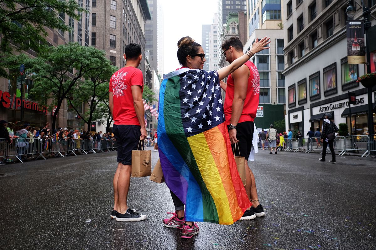 New York City LGBTQ pride march.