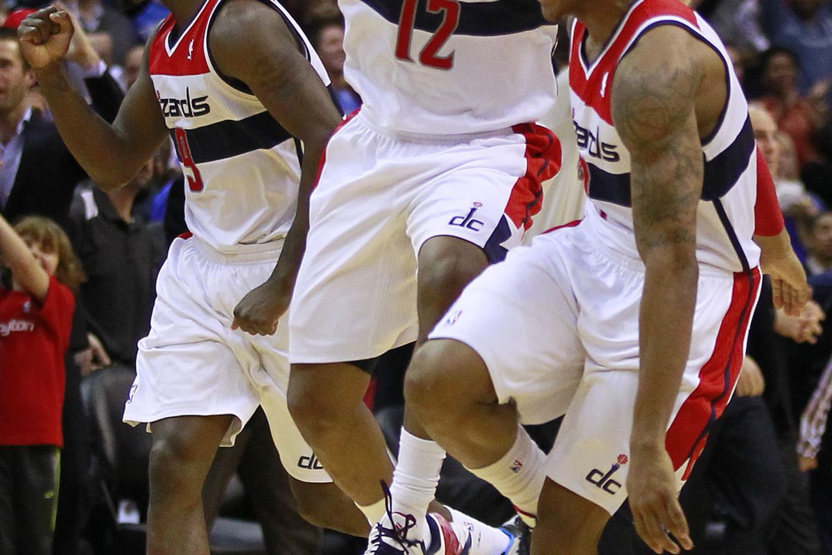 Martell Webster, A.J. Price, and Bradley Beal