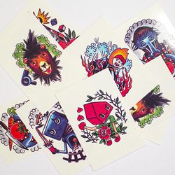 Go beyond the typical Play Doh or Mini Slinky for stocking stuffers. If they are 2 and up, chances are they are addicted to at least one of the app games from Toca Boca. <b>Took Ink</b> is a set of eight high-quality temporary tattoos featuring key charac