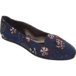 <b>Rochas</b> Floral Brocade Slip-On, <a href="http://www.barneys.com/on/demandware.store/Sites-BNY-Site/default/Product-Show?pid=502477553&cgid=womens-shoes&index=46">$159</a> (from $410) at Barneys New York