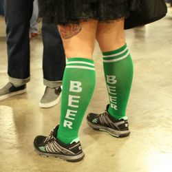 <em>Best socks ever? [Photos: Garrett Hall/EDFW]</em></span>