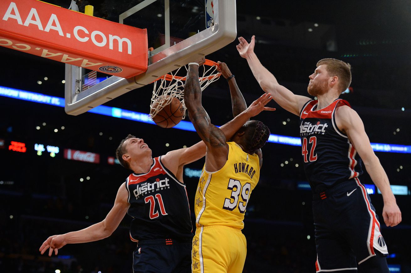 NBA: Washington Wizards at Los Angeles Lakers