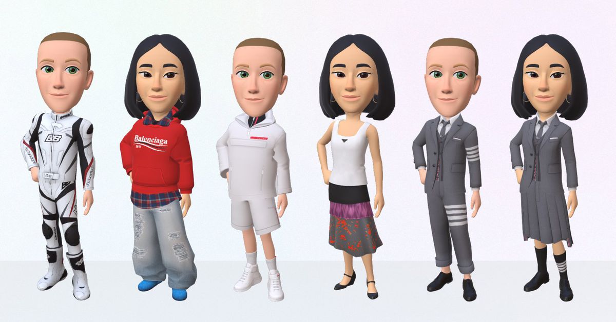 Meta is launching an avatar retailer, and fashion designer garments are the primary merchandise