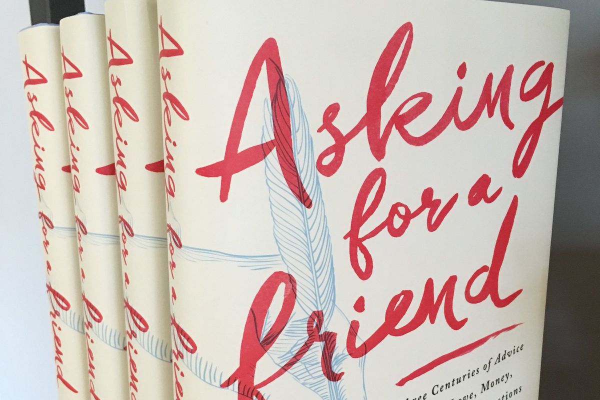 The book “Asking for a Friend” by Jessica Weisberg