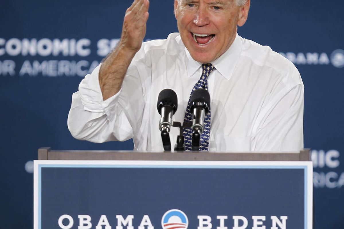 Vice President Joe Biden speaks at Wynmoor Village in Coconut Creek, Fla., Friday, March 23, 2012. After four gaffes in two days, Joe Biden's propensity to stumble on the stump has Republicans chortling.