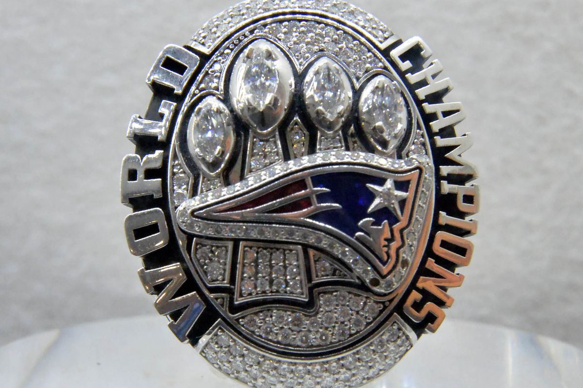 Because who doesn't like a picture of a Patriots Super Bowl Ring?