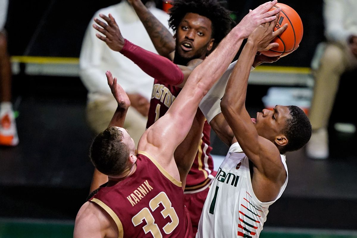 NCAA Basketball: Boston College at Miami-Florida