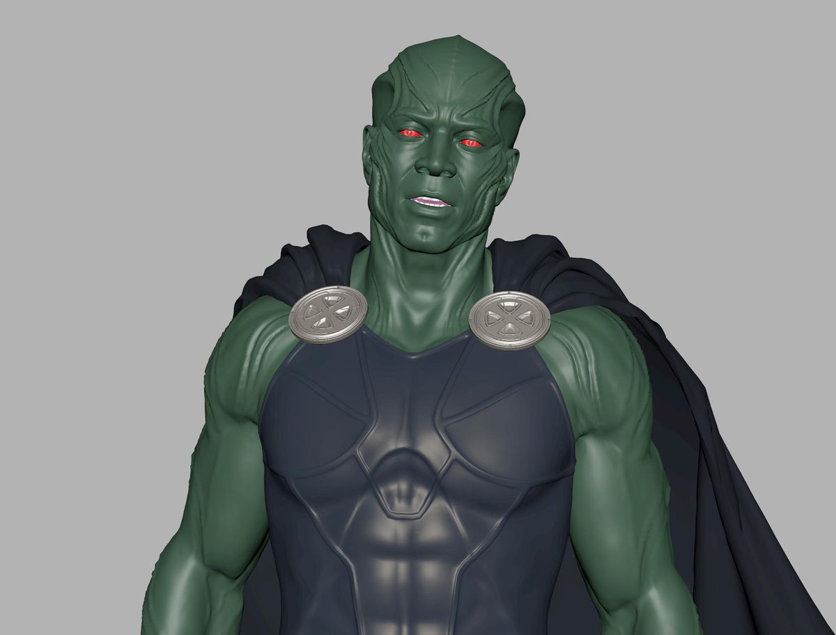 Martian Manhunter incomplete Justice League animation