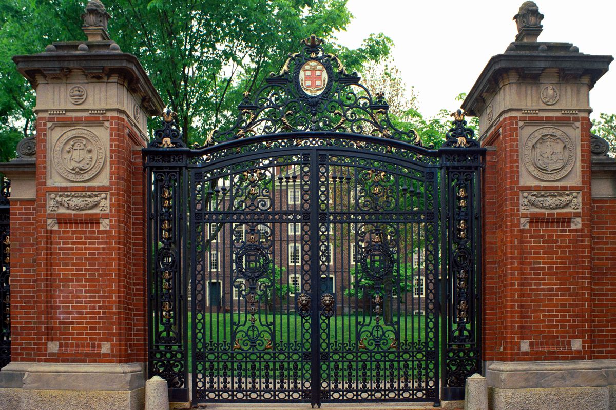 Wrought iron gates at Brown University