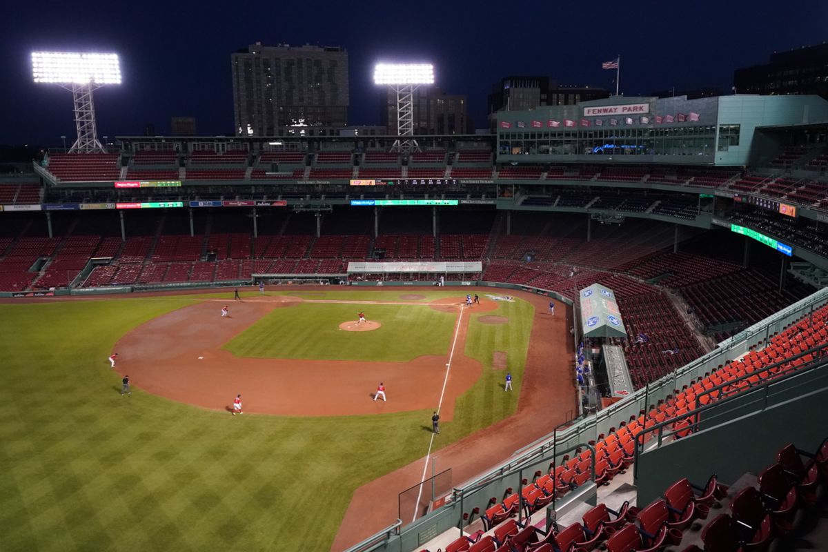 MLB: Exhibition-Toronto Blue Jays at Boston Red Sox